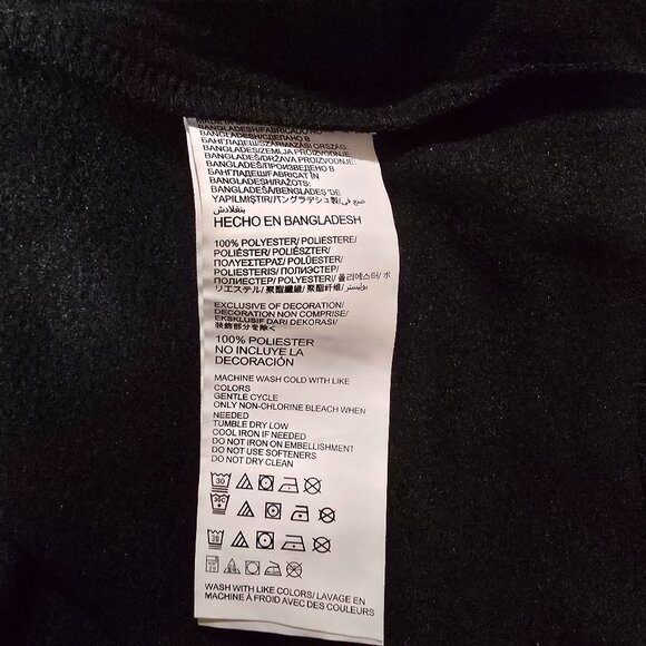 Oakland Raiders Mens NFL Team Apparel Pullover Hoodie Polyester Black Sz 2XL NWT - Picture 9 of 9